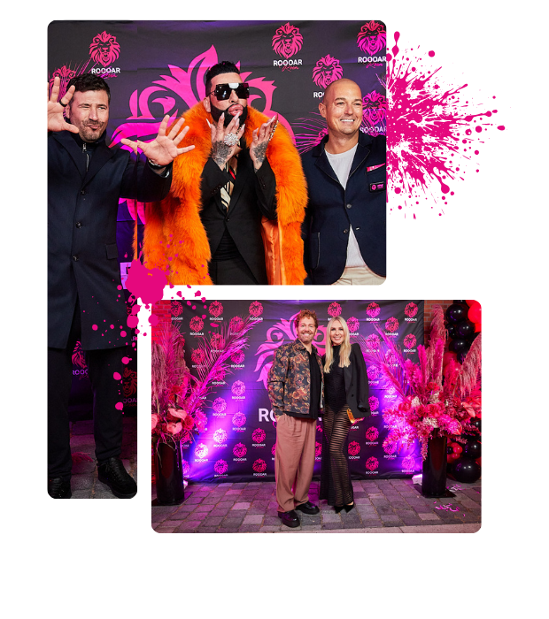 Harald Glööckler und weitere Prominente in der Eventlocation des Roooar Rooms in Hamburg