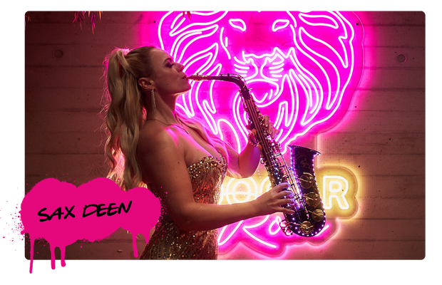 Sax Deen spielt Live-Saxophon – Premiumpartner des Roooar Rooms in Hamburg