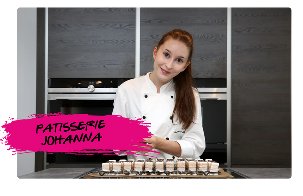 Logo von Patisserie Johanna, Premiumpartner des Roooar Rooms in Hamburg